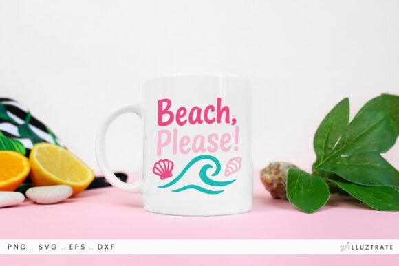 Beach Please SVG Clipart Review for Real Embroidery Projects