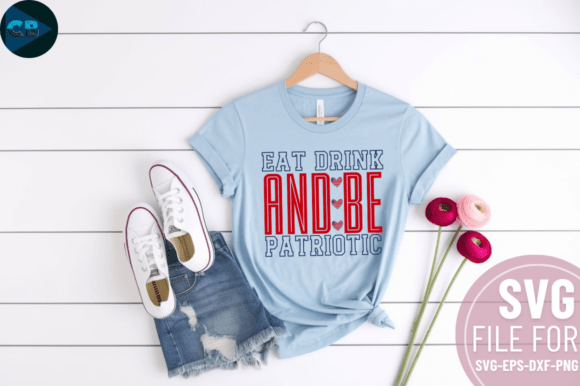 Eat Drink and Be Patriotic SVG Design Review
