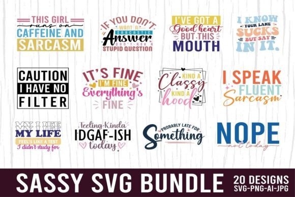 Sarcasm Svg Bundle: A Humorous Embroidery Design for Craft Projects