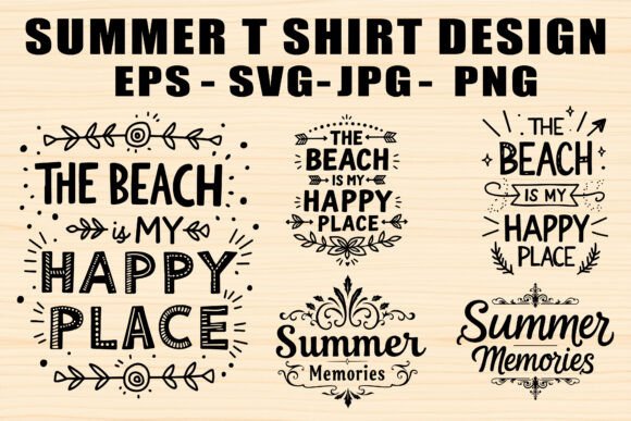 Summer T-Shirt Designs SVG Set Review for Real Projects